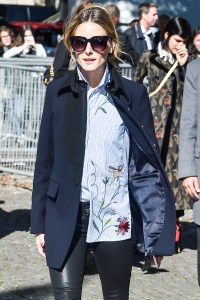 PARIS, FRANCE - OCTOBER 05:  Olivia Palermo is seen arriving at Miu Miu Fashion show during Paris Fashion Week Spring/Summer 2017 on October 5, 2016 in Paris, France.  (Photo by Jacopo Raule/GC Images)