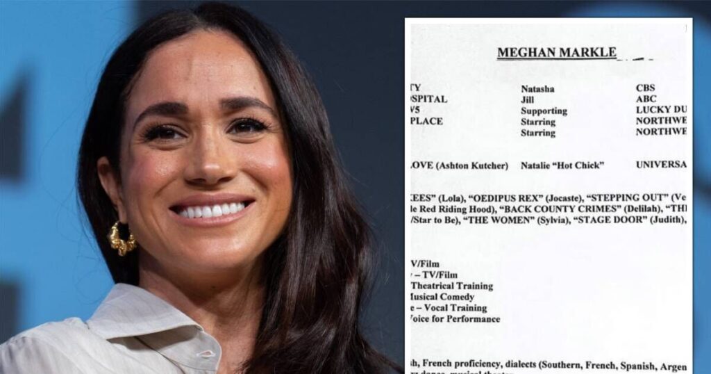 Meghan Markle’s old CV resurfaces after Duchess’s latest comments on identity struggles | Royal | News Meghan Markle's old CV resurfaces after Duchess's latest comments on identity struggles | Royal | News