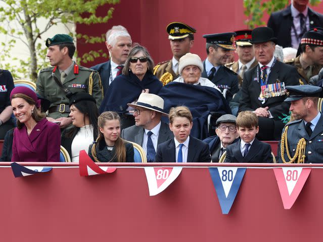 Getty Kate Middleton, Princess Charlotte, Prince George, Prince Louis, and Prince William on May 5, 2025