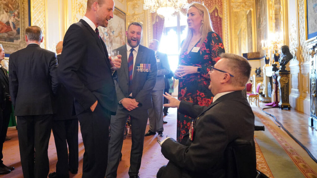 Prince William ‘in awe’ of triple-amputee veteran who said he ‘holds no bitterness’...