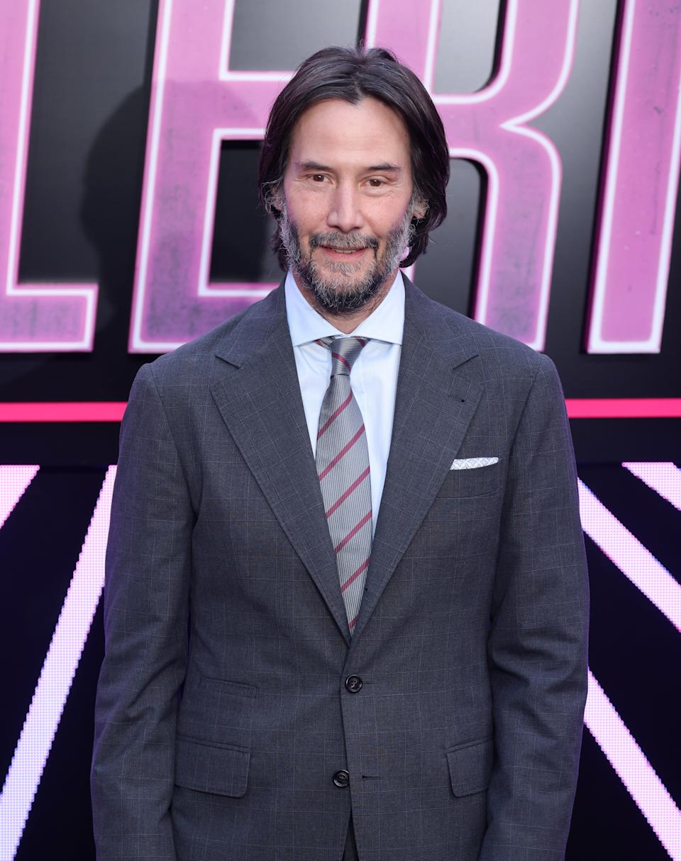 Keanu Reeves on a red carpet