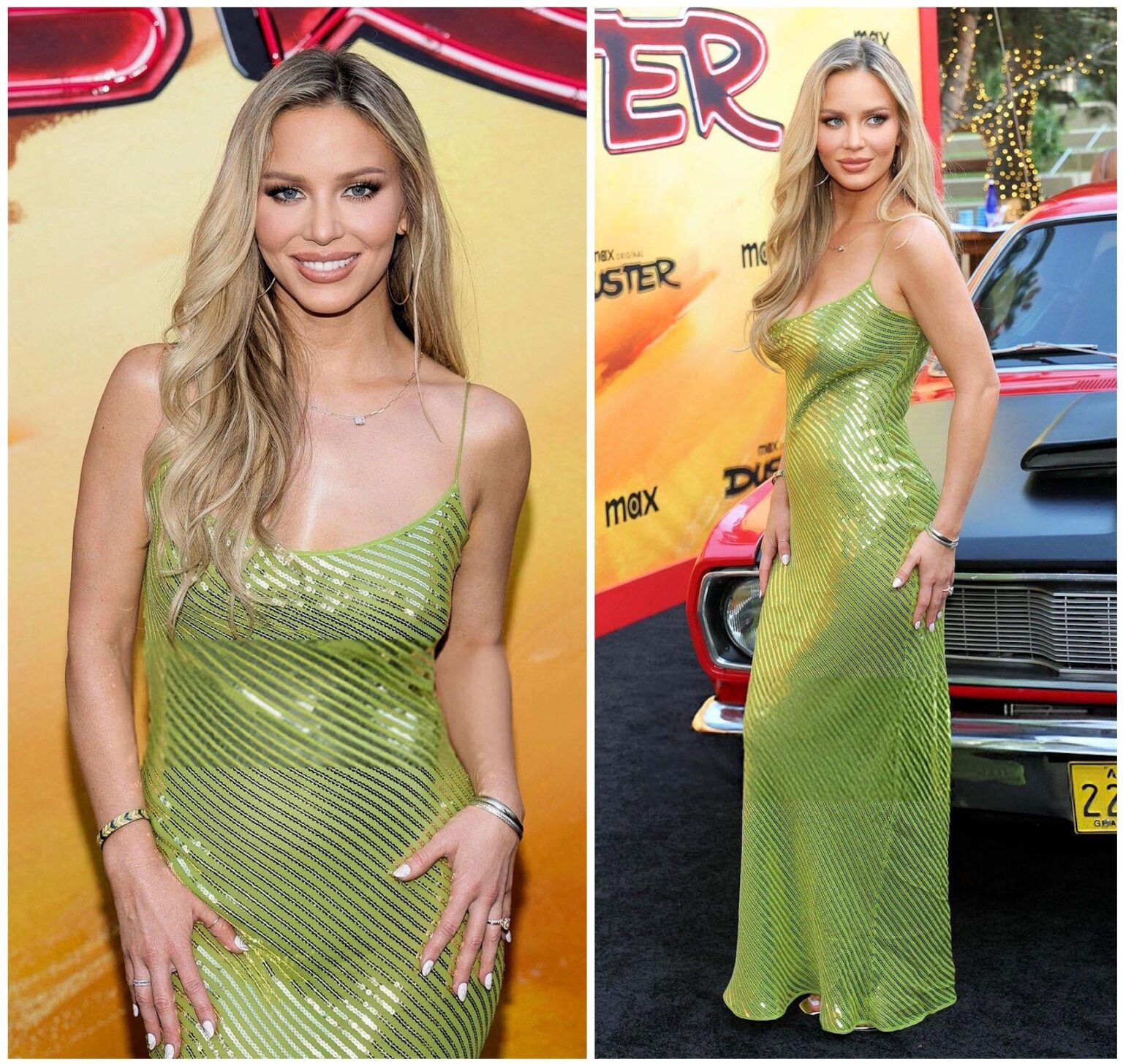 Tara Holt, at the MAX series "Duster" premiere (Hollywood, May 2025)
