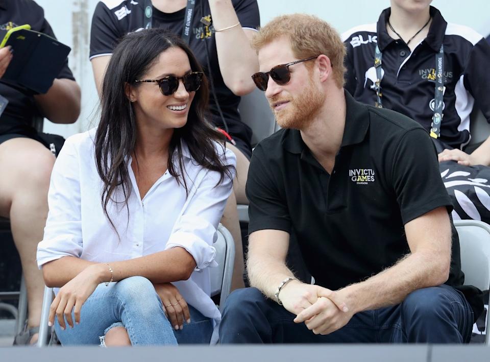 Meghan Markle, Prince Harry at the Invictus Games 2017 in Canada. Chris Jackson