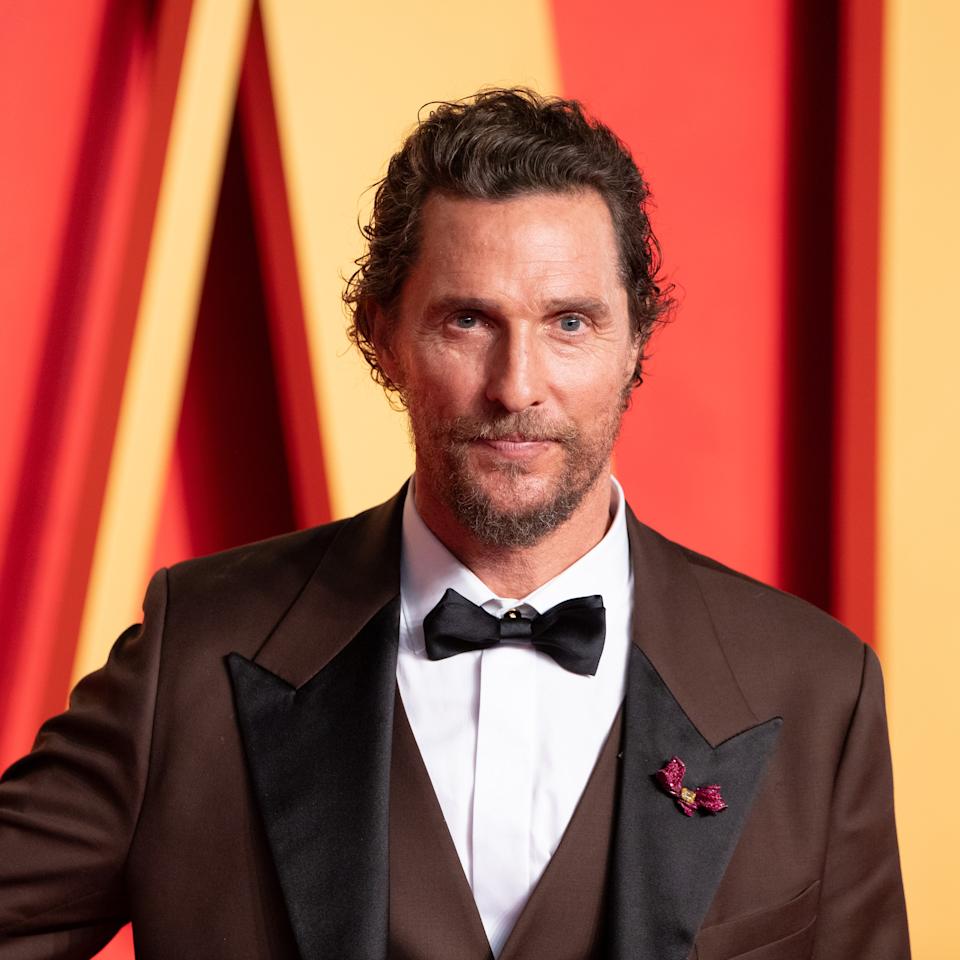 Matthew McConaughey on a red carpet