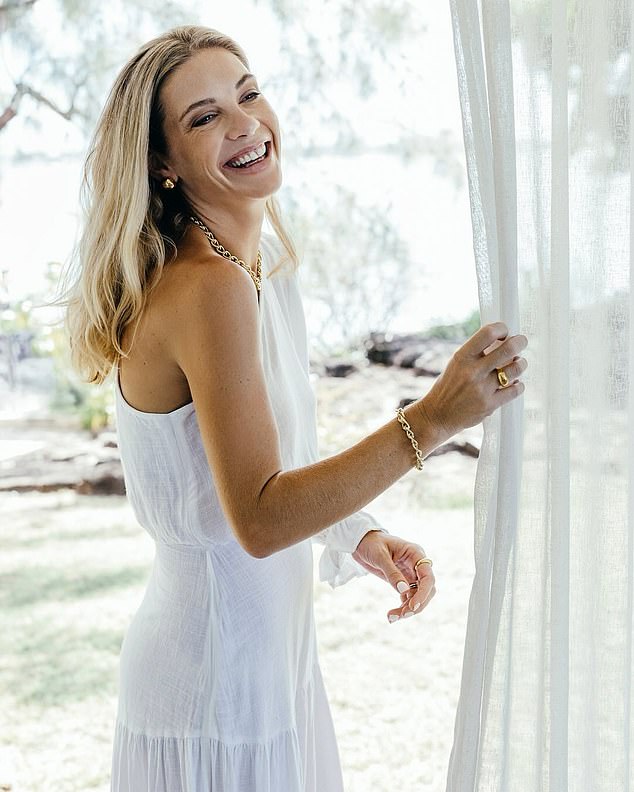 Chelsy, 39, who had an on-off relationship with the prince for seven years until 2011, looks radiant in a picture she shared online of her modelling new designs by her Aya Jewels brand