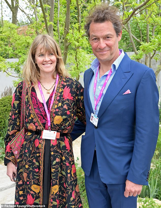 Catherine FitzGerald and Dominic West The Memoria and Green Acres Transcendence Garden, RHS Chelsea Flower Show, May 22, 2023