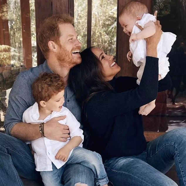 Government insiders flatly rejected the Duke's extraordinary demand that the Home Secretary Yvette Cooper 'urgently' investigate the committee behind the decision to downgrade his security Pictured: Harry hugging his son, Archie, as Meghan raises Lilibet into the air