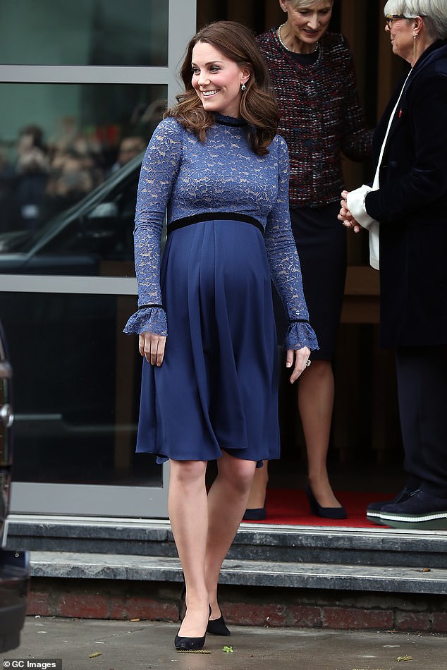 It was a favourite of the Princess of Wales (above) for all three of her pregnancies ¿ but now maternity fashion label Seraphine is embroiled in a right royal row
