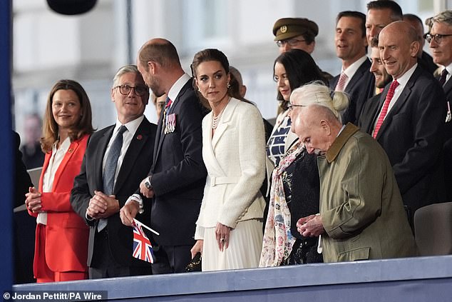 William and Kate smiled as they made their arrivals for the VE Day concert, along with the King and Queen