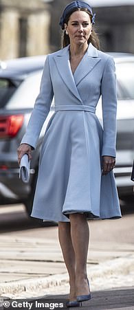 Kate's Easter Sunday pale blue Emilia Wickstead look was a huge crowd pleaser in 2022