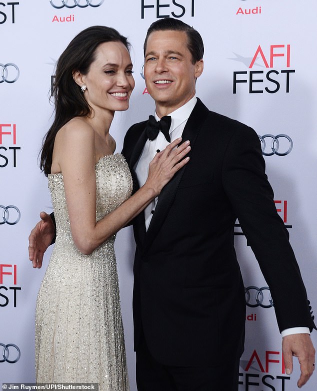 Brad Pitt has been estranged from his children since an explosive fight on their private jet in 2016 resulted in Angelina Jolie, filing for divorce (Brad Pitt and Angelina Jolie pictured)