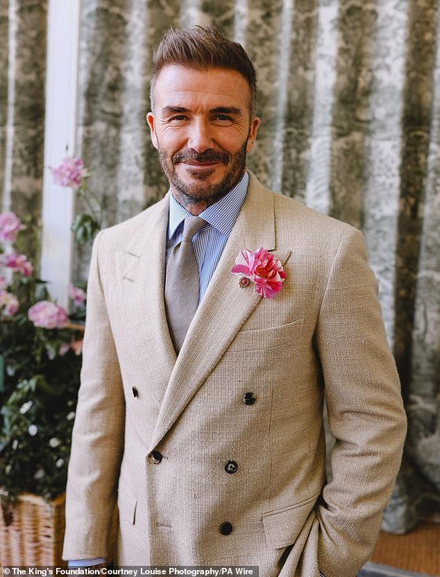 Notably he was wearing a particularly stylish accessory: a new 'King's Rose', named in honour of the monarch