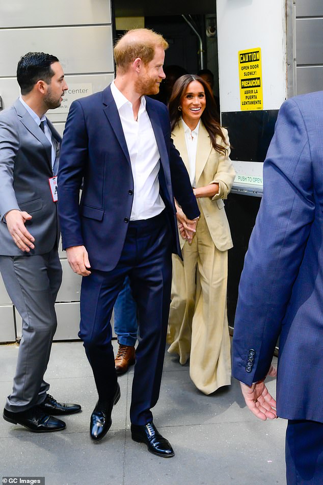 It's unclear when Meghan took the American Airlines flight, though she recently travelled to New York with Prince Harry last month