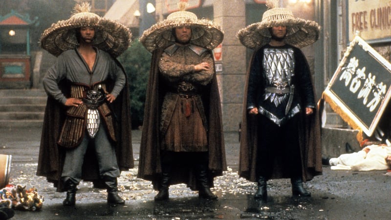 Kurt Russell in a scene from the film 'Big Trouble in Little China', 1986. (Photo by 20th Century-Fox/Getty Images)