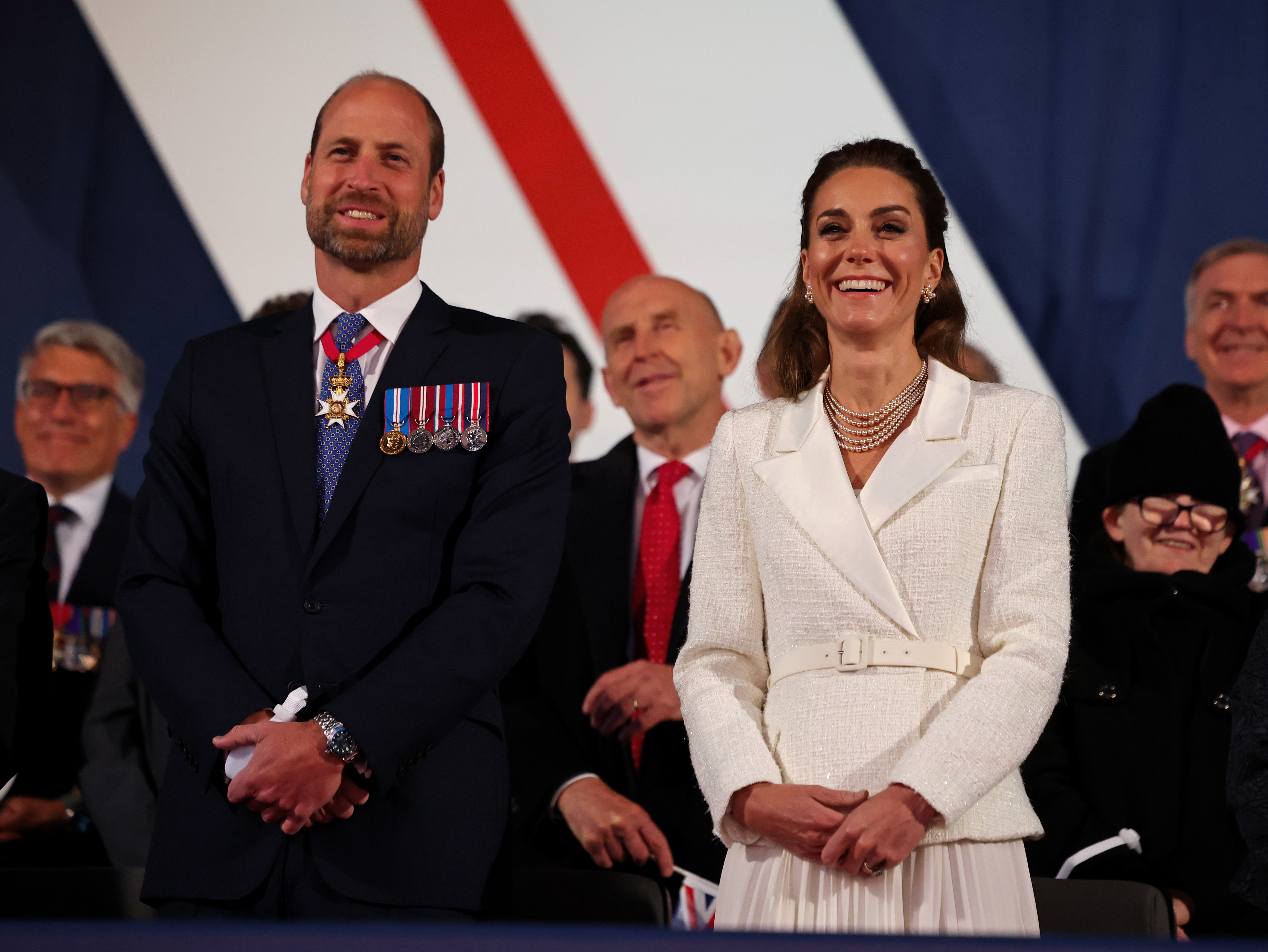 Prince William and Kate Middleton at VE Day Concert, 5 May 2025