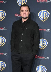 Leonardo DiCaprio at the Warner Bros. Pictures “The Big Picture” Presentation Press Line as part of CinemaCon 2025 at Caesars Palace on April 01, 2025 in Las Vegas, Nevada.
