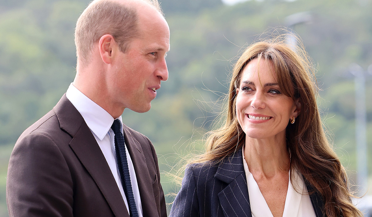CARDIFF, WALES - OCTOBER 03: Prince William, Prince of Wales and Catherine, Princess of Wales visit Fitzalan High School as they celebrate the beginning of Black History Month on October 03, 2023 in Cardiff, Wales. In celebration of the 75th anniversary of the arrival of HMT Empire Windrush, the Prince and Princess of Wales will hear from pupils about the work they have been doing around black history. (Photo by Chris Jackson/Getty Images)