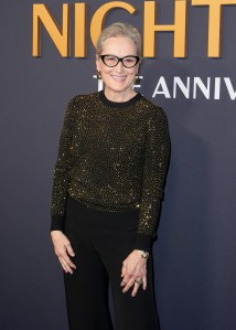 Meryl Streep at SNL50: The Anniversary Special at 30 Rockefeller Plaza on February 16, 2025 in New York, New York.