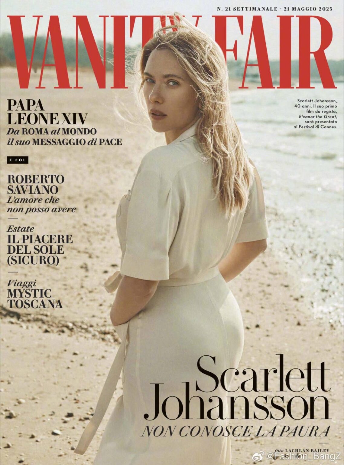 Scarlett Johansson for Vanity Fair Magazine | May 2025