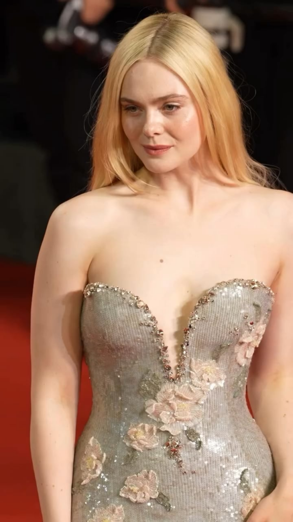 Elle Fanning at 78th Annual Cannes film festival