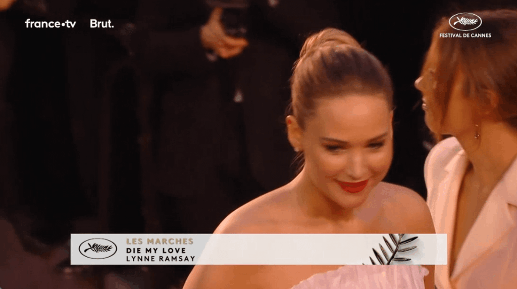 Jennifer Lawrence, Cannes 2025 premiere of "Die My Love"