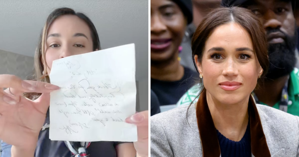 Meghan Markle Stuns Flight Attendant With Handwritten Note