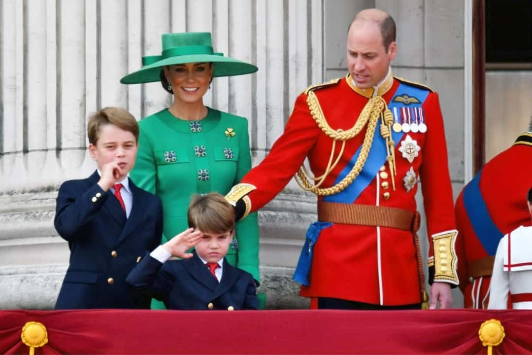 Príncipe George, Louis e William