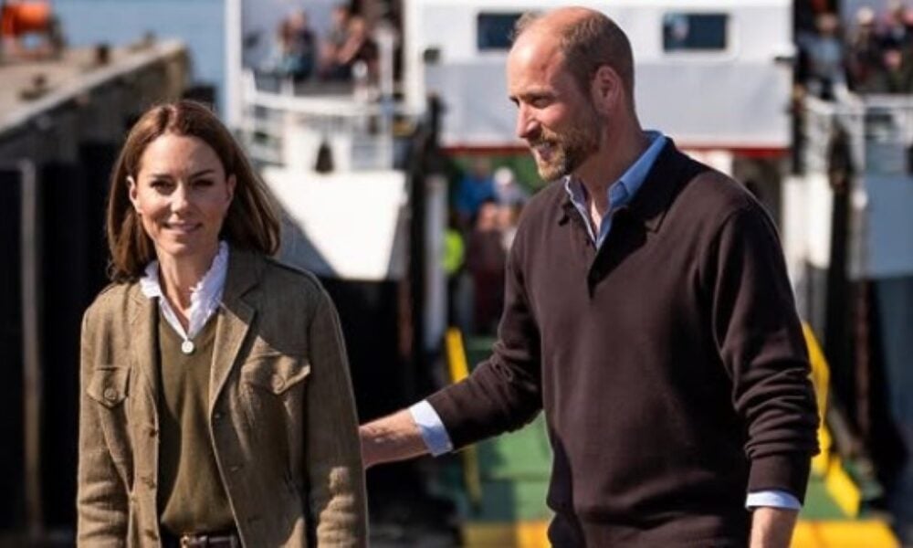 Charles, kate e Willians PA Media
