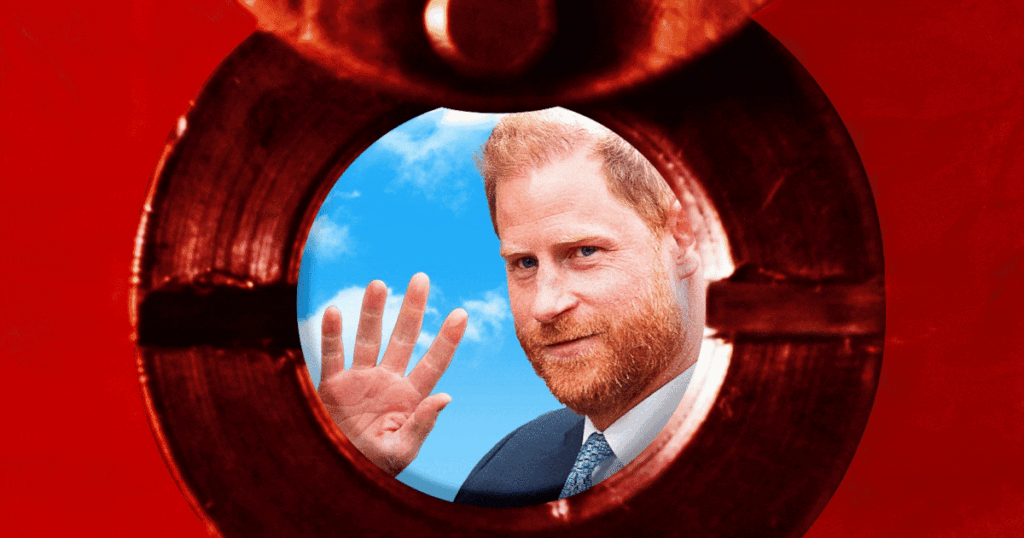 Prince Harry Caught on Ring Camera Knocking on Random Doors