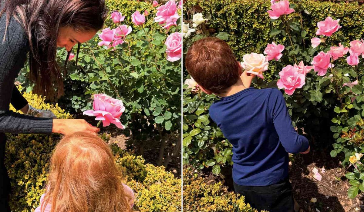 Meghan Markle has spoken about coming up with her children's names.