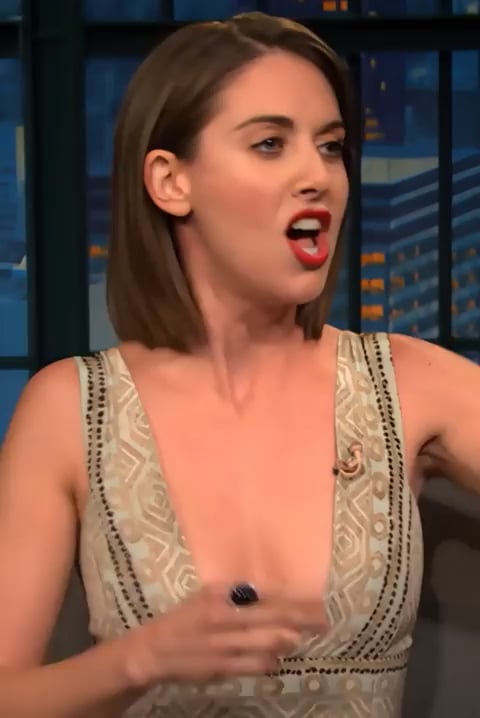 Alison Brie, Late Night with Seth Meyers, July 2017