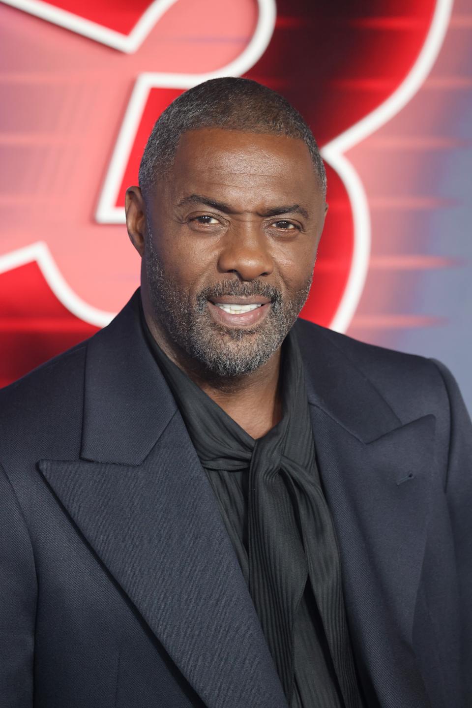 Idris Elba on a red carpet