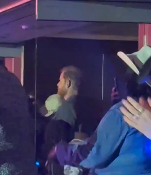 Prince Harry and Meghan Markle at a Beyoncé concert.