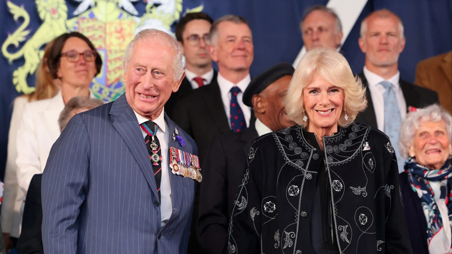 King Charles gives rousing speech at VE Day concert with tribute to WW2 fallen – as Wills & Kate watch from stands King Charles gives rousing speech at VE Day concert with tribute to WW2 fallen - as Wills & Kate watch from stands