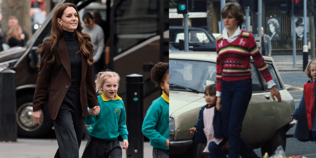 The Princess of Wales channels Princess Diana as she holds hands with children for new project