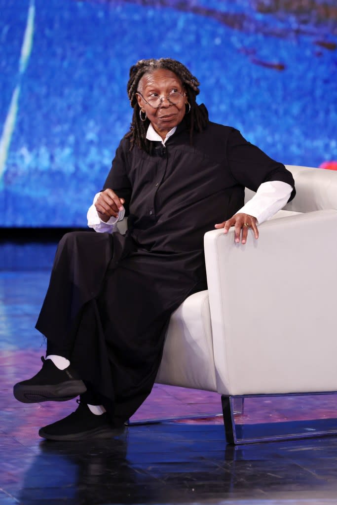 Whoopi Goldberg at the “Che Tempo Che Fa” TV show in Milan, Italy, on April 13, 2025. Getty Images