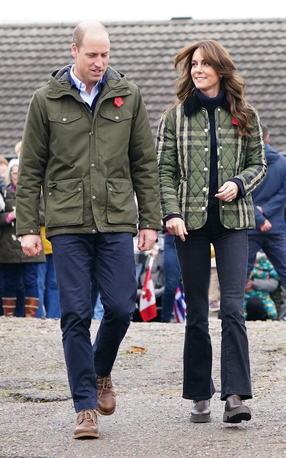The Prince and Princess of Wales in Moray, Scotland