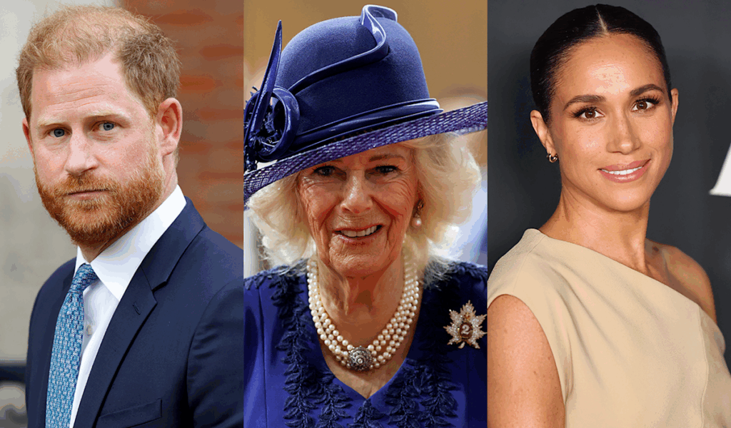 Queen Camilla Sends a Telling Message About Where She Stands With Harry & Meghan Amid Reports Charles ‘Won’t Speak’ to Them Again Yahoo news home