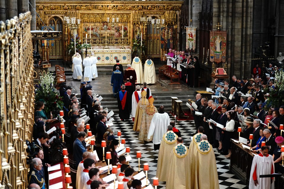 Service of Thanksgiving at Westminster Abbey.
