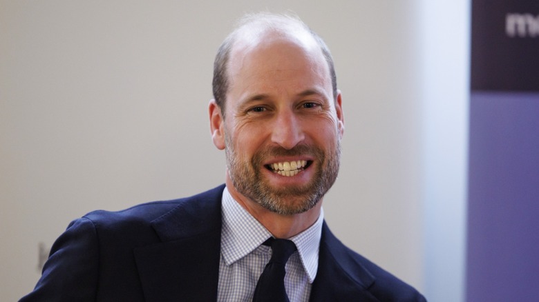 Prince William smiling wide