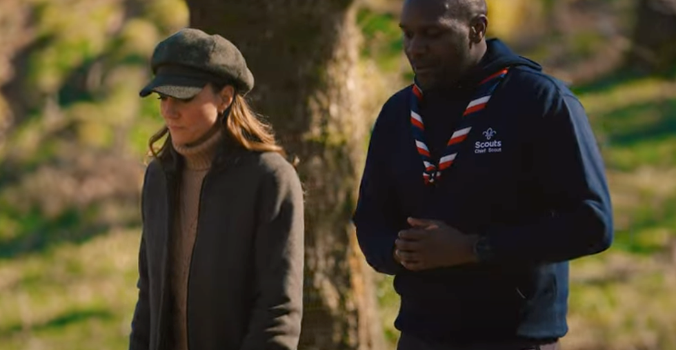 kate middleton and dwayne fields in the lake district ﻿
