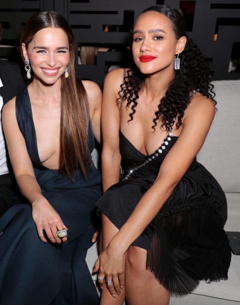 Emilia Clarke, Nathalie Emmanuel - 71st Emmy Awards | Los Angeles | September 22, 2019