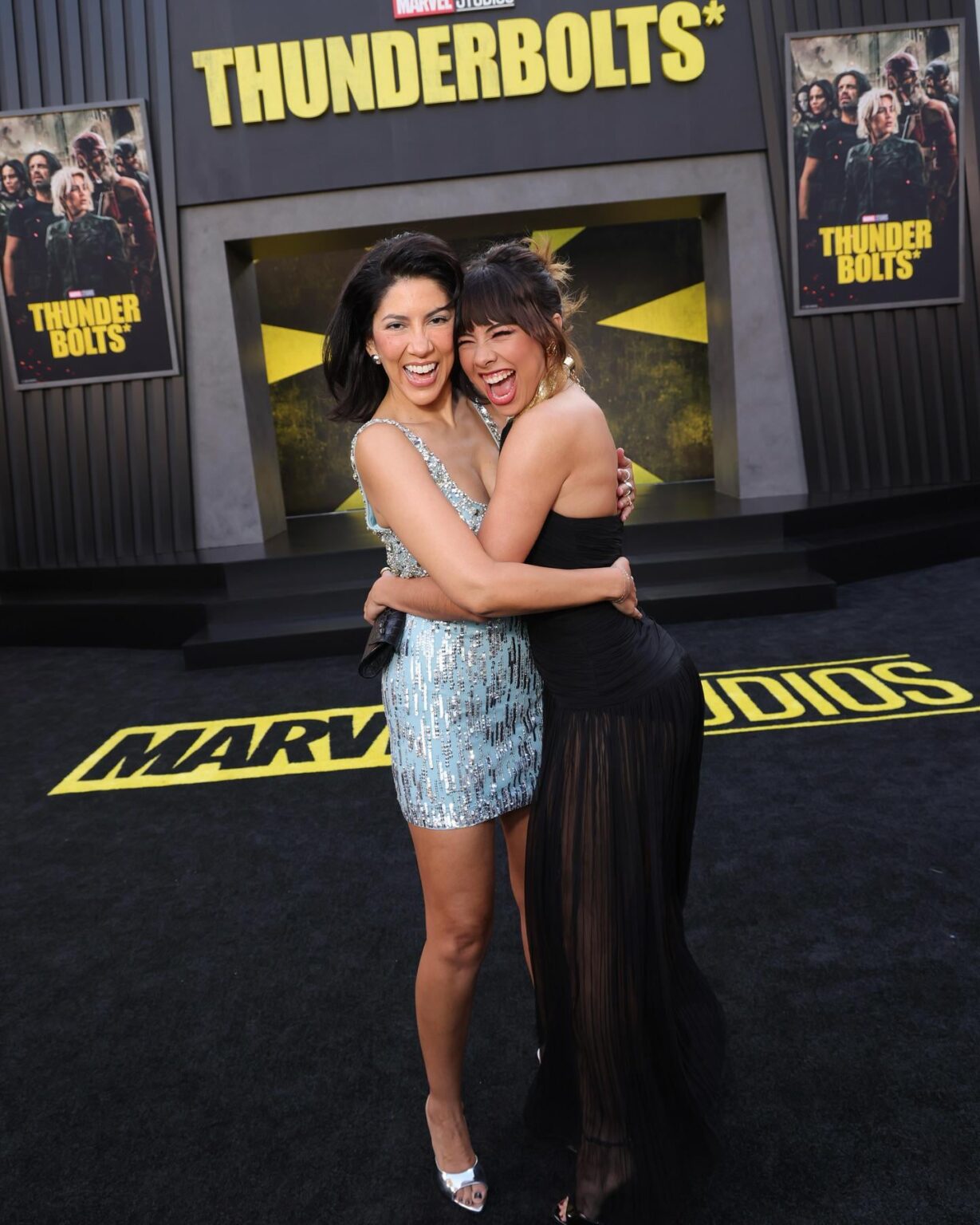 Xochitl Gomez and Stephanie Beatriz at the Thunderbolts* Premiere in LA, April 2025