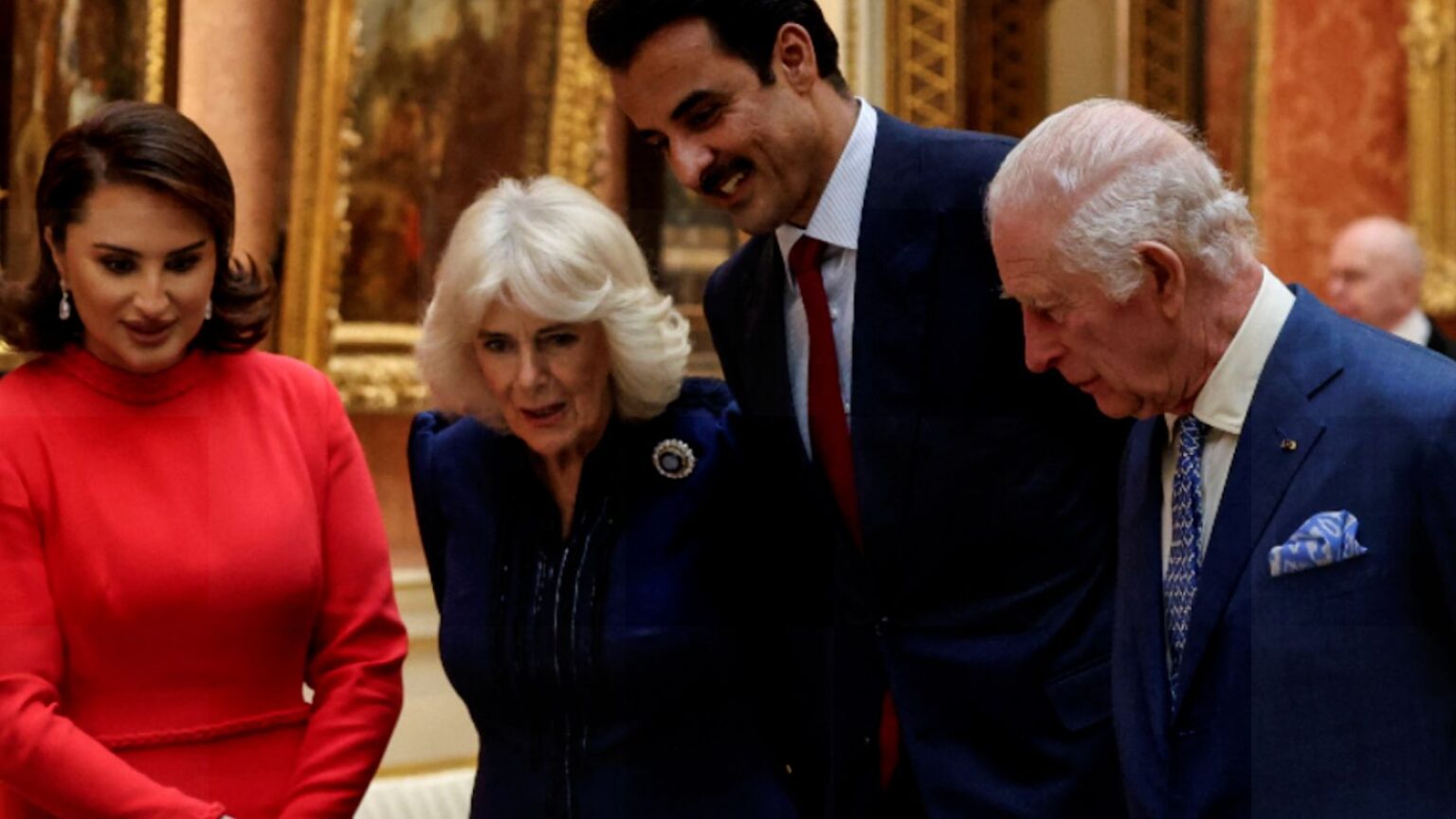 Princess of Wales attends state visit as Queen says she has pneumonia