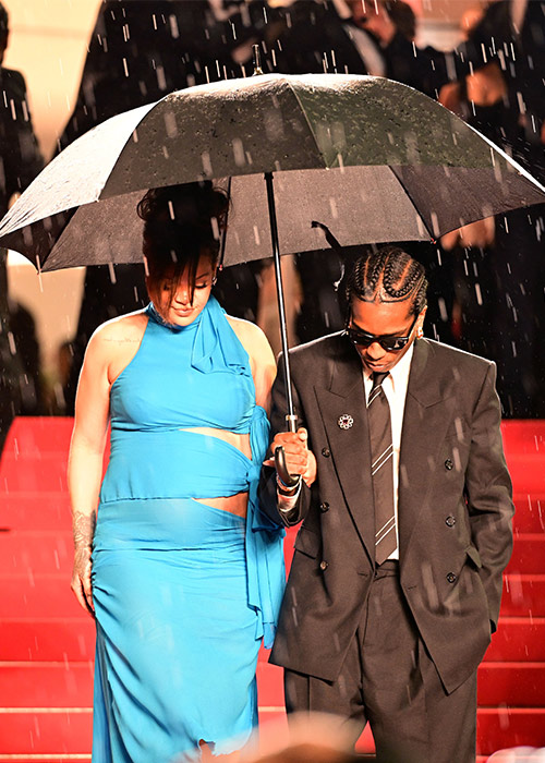A$AP Rocky and Rihanna, 'Highest 2 Lowest' premiere, 78th Cannes Film Festival. Pic: REX