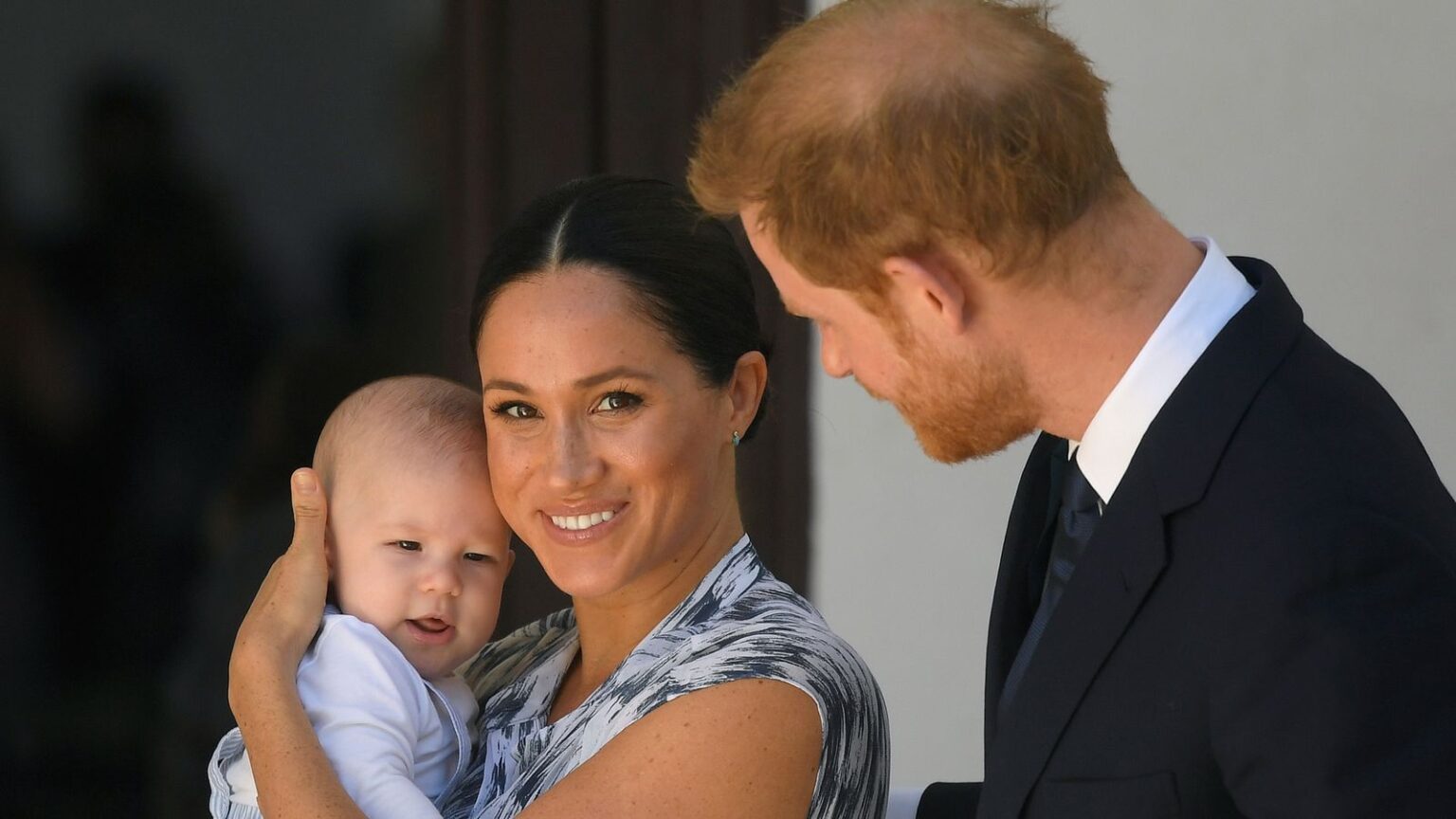 Meghan speaks about difficulties balancing business and motherhood | Ents & Arts News File photo dated 25/9/2019 of the Duke and Duchess of Sussex holding their son Archie during a meeting with Archbishop Desmond Tutu and Mrs Tutu at their legacy foundation in cape Town, on day three of their tour of Africa. Pic: PA