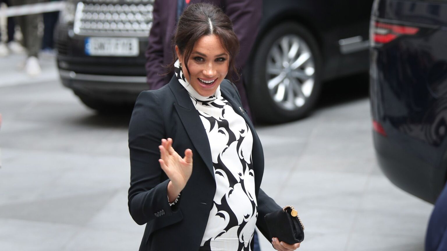 Meghan reveals she turned to ancient Indian medicine during pregnancy | UK News The Duchess of Sussex leaves after a panel discussion convened by The Queen's Commonwealth Trust to mark International Women's Day at King's College in London. PRESS ASSOCIATION Photo. Picture date: Friday March 8, 2019. See PA story ROYAL Meghan. Photo credit should read: Yui Mok/PA Wire