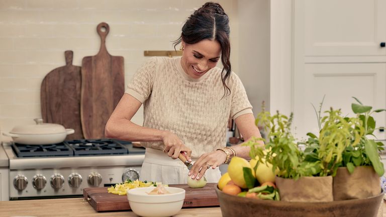 Meghan, Duchess of Sussex.
Pic: Jenna Peffley/Netflix