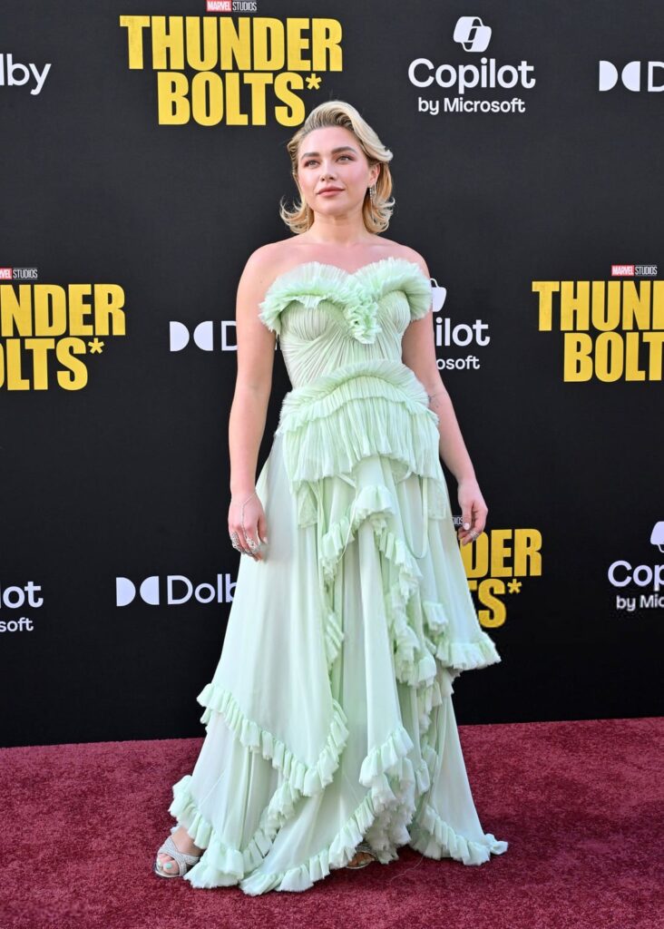 Florence Pugh At The Los Angeles Premiere Of Marvel Studios' "Thunderbolts" On April 28th 2025