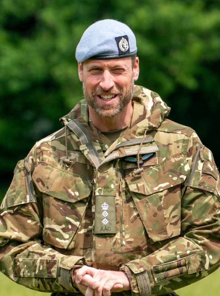 Prince William appeared to throw a subtle jab at Prince Harry during a visit to the Army Air Corps in Wattisham, Suffolk, on Wednesday. Getty Images